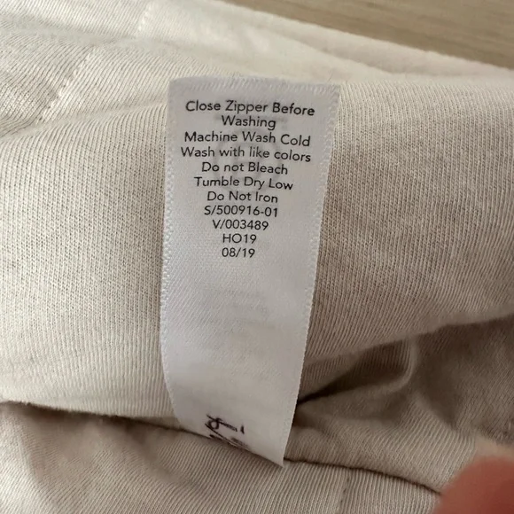 ATHLETA Faux Fur Zip Up Hoodie with zipper pockets and hidden mesh pocket - Picture 8 of 12